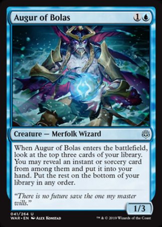 Augur of Bolas [War of the Spark] | Good Games North