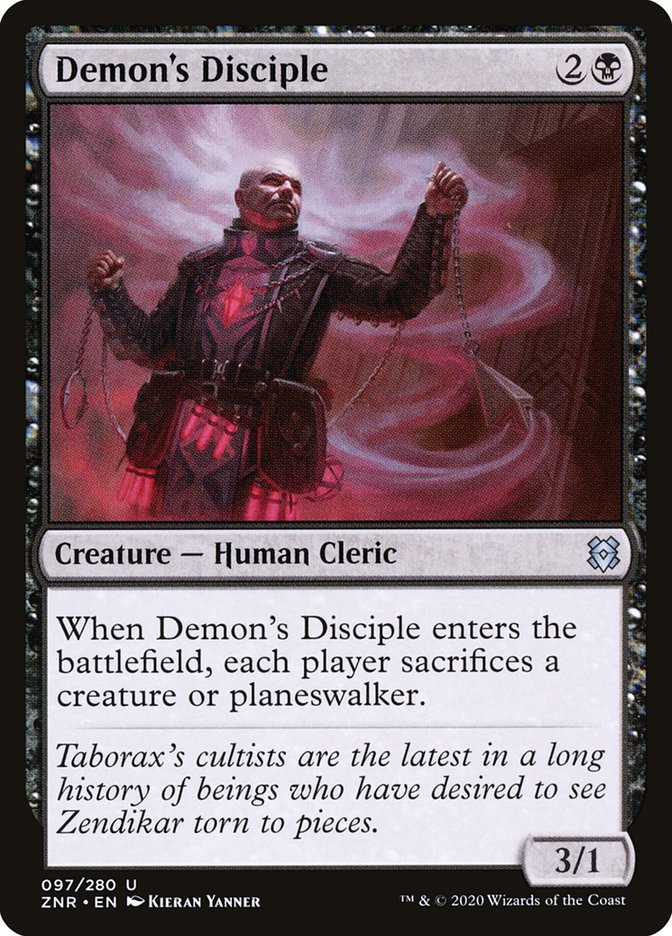 Demon's Disciple [Zendikar Rising] | Good Games North