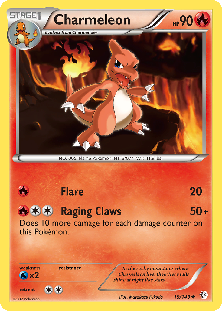 Charmeleon (19/149) [Black & White: Boundaries Crossed] | Good Games North