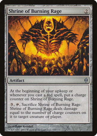 Shrine of Burning Rage [New Phyrexia] | Good Games North