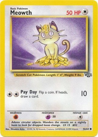 Meowth (56/64) [Jungle Unlimited] | Good Games North