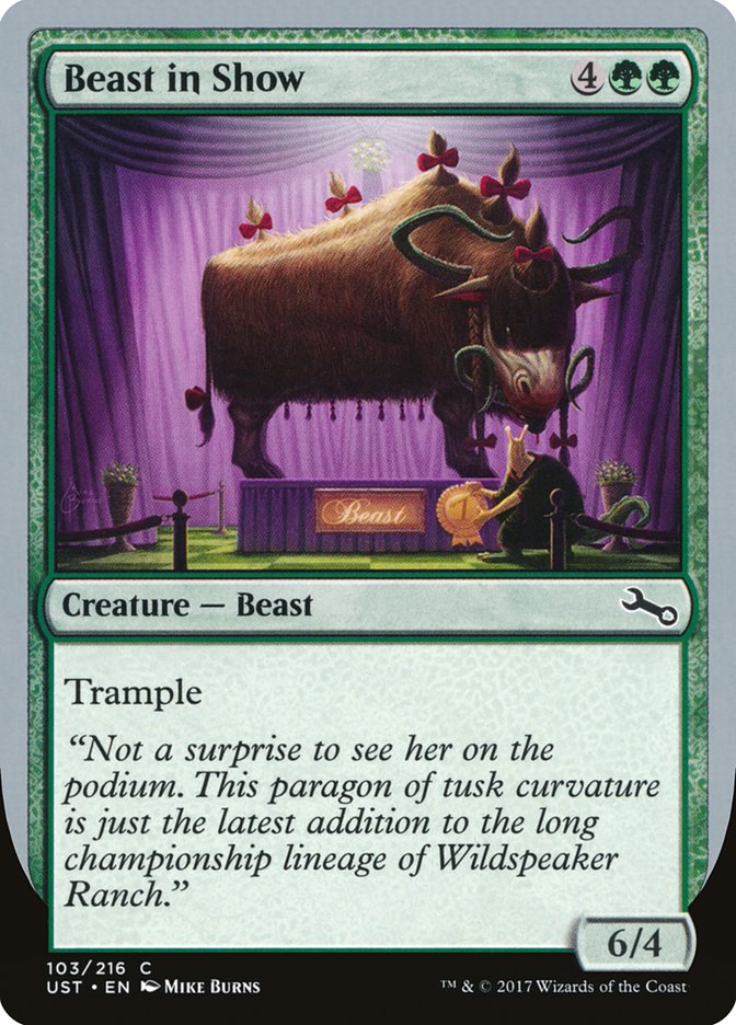 Beast in Show ("Not a surprise...") [Unstable] | Good Games North