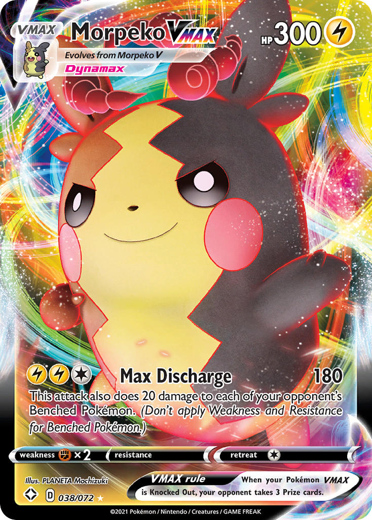 Morpeko VMAX (038/072) [Sword & Shield: Shining Fates] | Good Games North