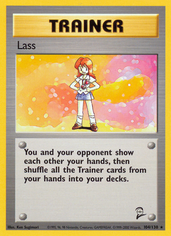 Lass (104/130) [Base Set 2] | Good Games North