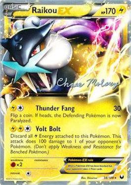 Raikou EX (38/108) (Eeltwo - Chase Moloney) [World Championships 2012] | Good Games North
