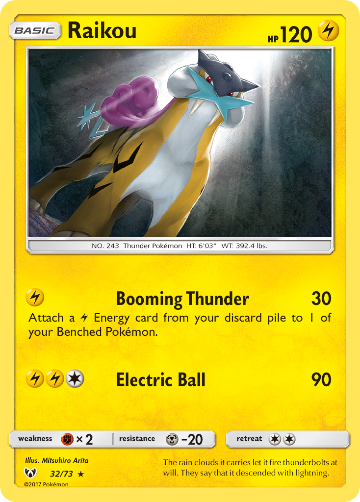 Raikou (32/73) [Sun & Moon: Shining Legends] | Good Games North