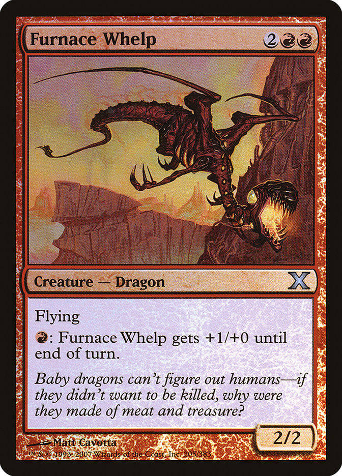 Furnace Whelp (Premium Foil) [Tenth Edition] | Good Games North
