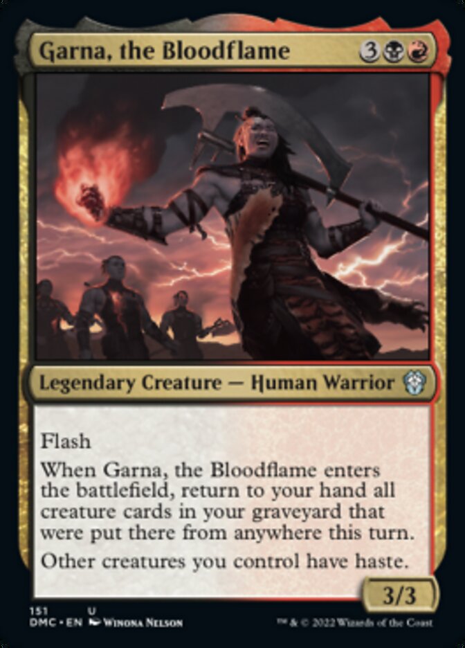 Garna, the Bloodflame [Dominaria United Commander] | Good Games North