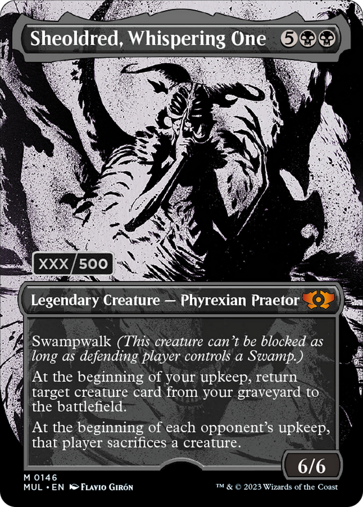 Sheoldred, Whispering One (Serialized) [Multiverse Legends] | Good Games North