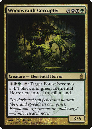 Woodwraith Corrupter [Ravnica: City of Guilds] | Good Games North