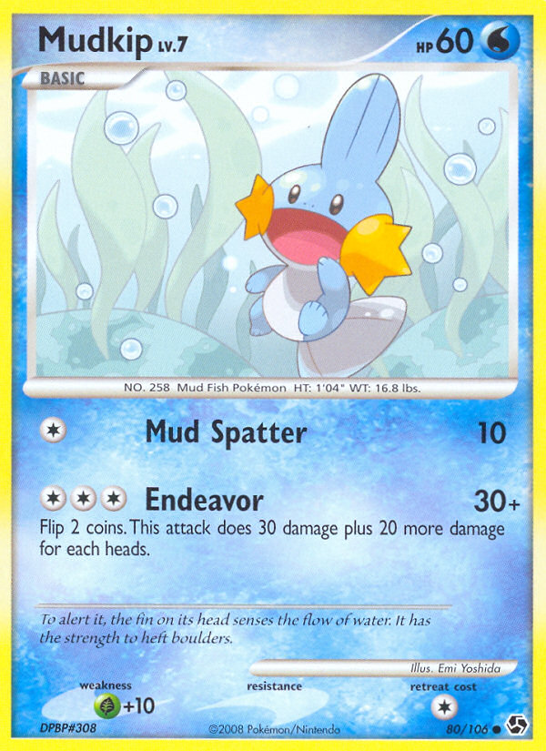 Mudkip (80/106) [Diamond & Pearl: Great Encounters] | Good Games North