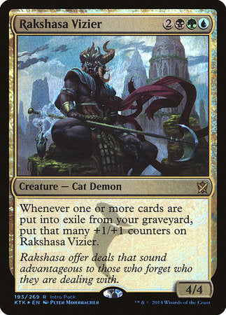 Rakshasa Vizier [Khans of Tarkir Promos] | Good Games North