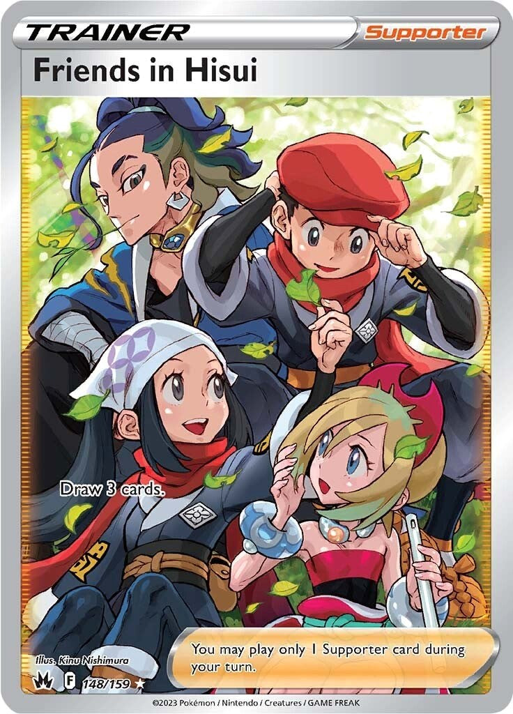 Friends in Hisui (148/159) (Full Art) [Sword & Shield: Crown Zenith] | Good Games North