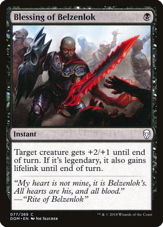 Blessing of Belzenlok [Dominaria] | Good Games North
