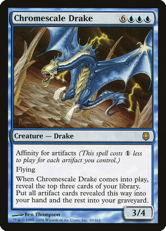 Chromescale Drake [Darksteel] | Good Games North