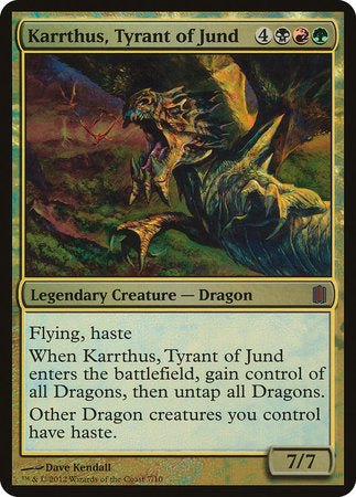 Karrthus, Tyrant of Jund (Commander's Arsenal) [Commander's Arsenal Oversized] | Good Games North