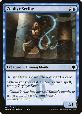 Zephyr Scribe [Dragons of Tarkir] | Good Games North
