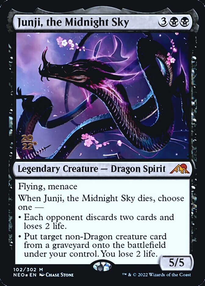 Junji, the Midnight Sky [Kamigawa: Neon Dynasty Prerelease Promos] | Good Games North