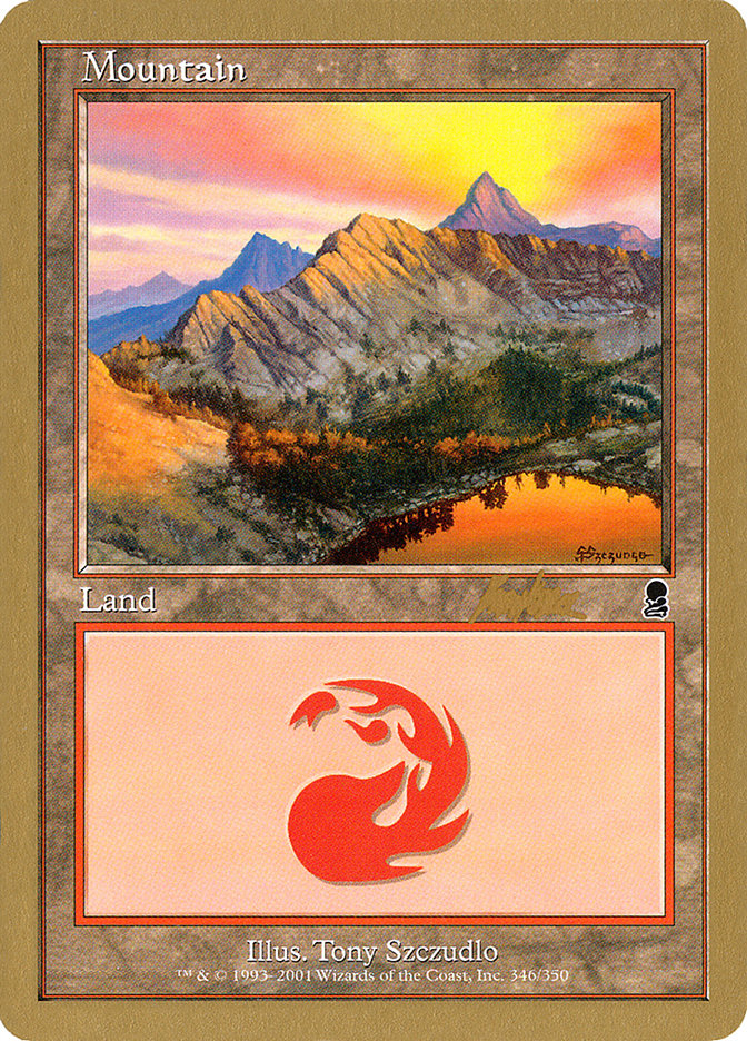 Mountain (bk346) (Brian Kibler) [World Championship Decks 2002] | Good Games North