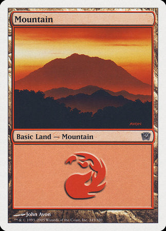 Mountain (345) [Ninth Edition] | Good Games North