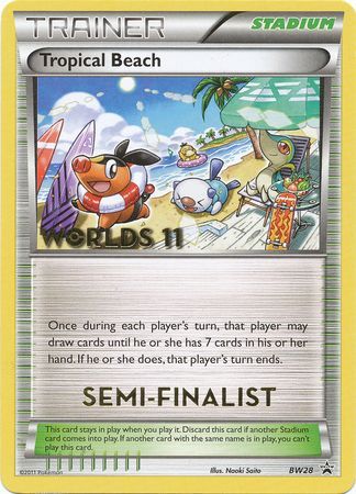 Tropical Beach (BW28) (Semi Finalist) [Black & White: Black Star Promos] | Good Games North