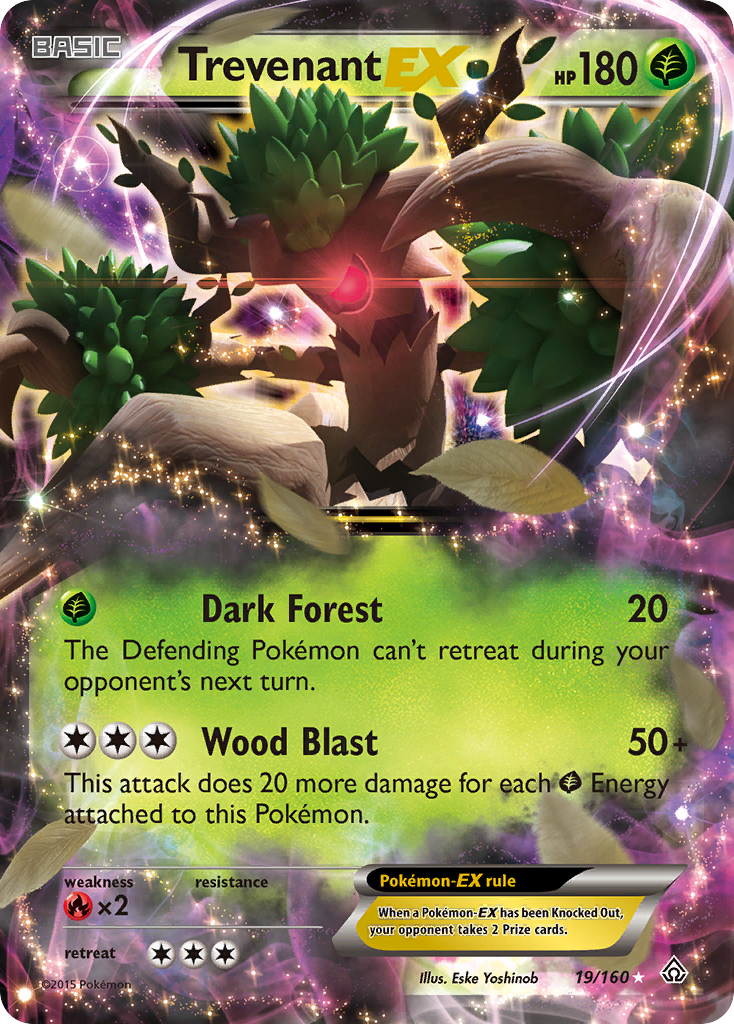 Trevenant EX (19/160) [XY: Primal Clash] | Good Games North