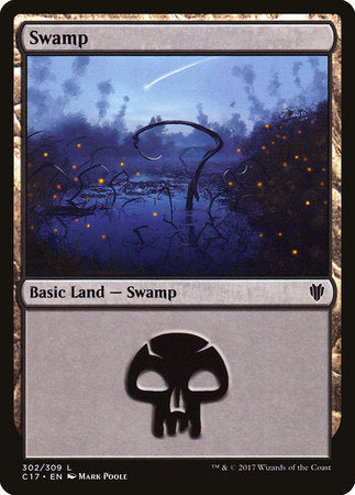 Swamp (302) [Commander 2017] | Good Games North
