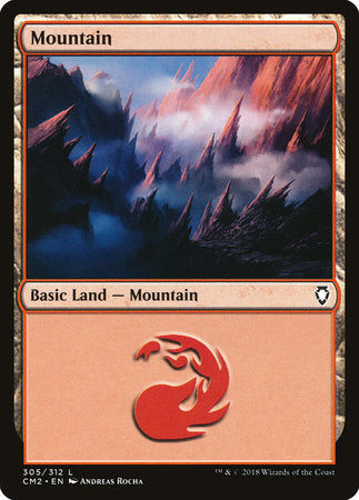 Mountain (305) [Commander Anthology Volume II] | Good Games North