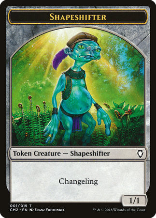Shapeshifter Token [Commander Anthology Volume II Tokens] | Good Games North