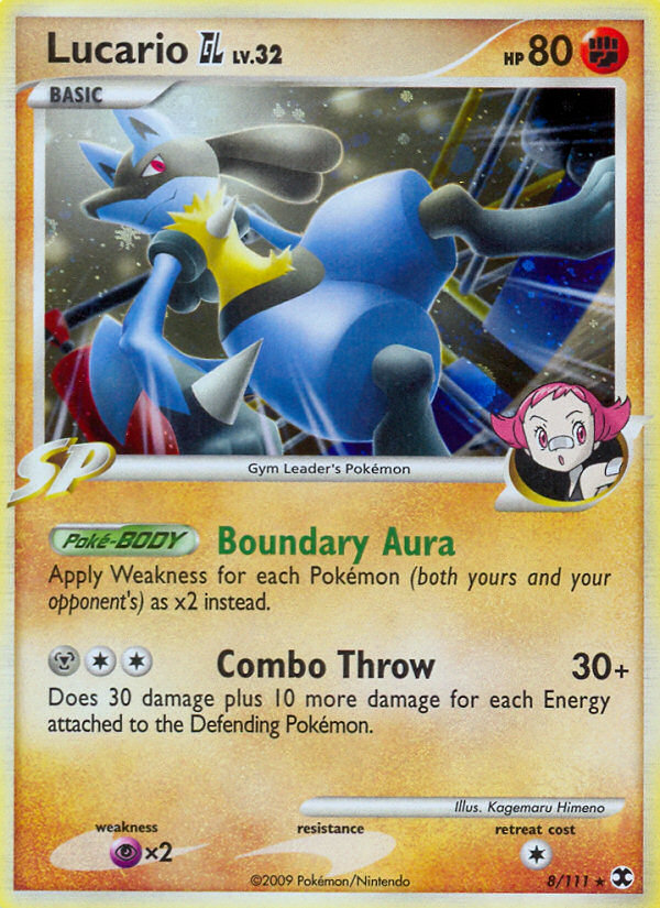 Lucario GL (8/111) [Platinum: Rising Rivals] | Good Games North