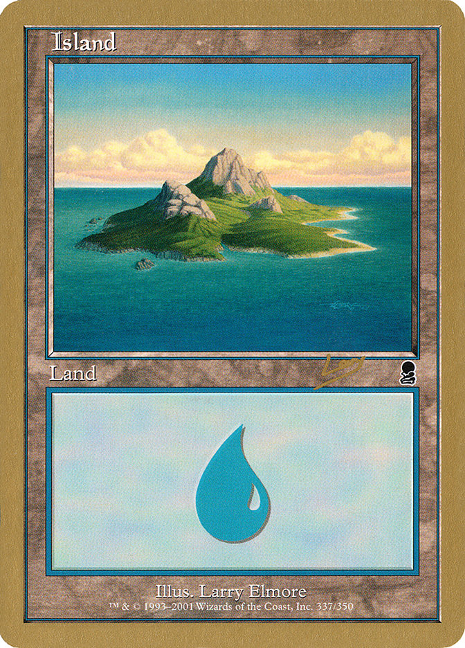 Island (rl337) (Raphael Levy) [World Championship Decks 2002] | Good Games North