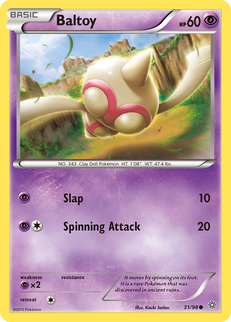 Baltoy (31/98) [XY: Ancient Origins] | Good Games North