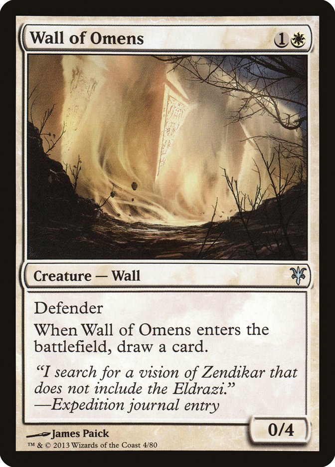 Wall of Omens [Duel Decks: Sorin vs. Tibalt] | Good Games North