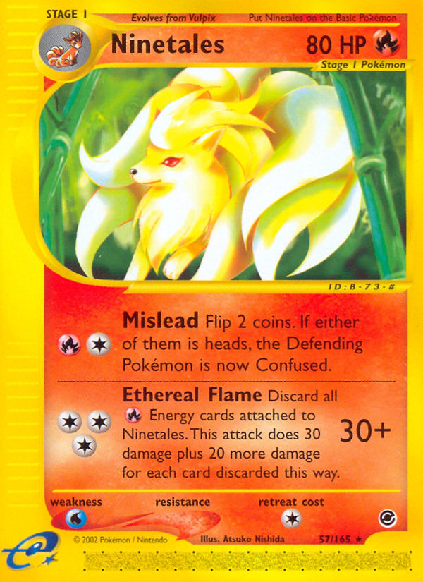 Ninetales (57/165) [Expedition: Base Set] | Good Games North