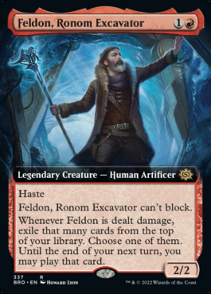 Feldon, Ronom Excavator (Extended Art) [The Brothers' War] | Good Games North