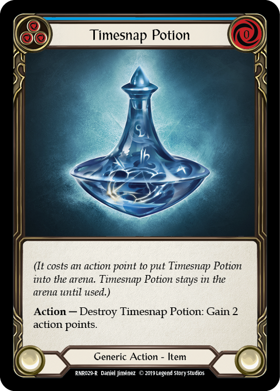 Timesnap Potion [RNR029-R] (Rhinar Hero Deck)  1st Edition Normal | Good Games North