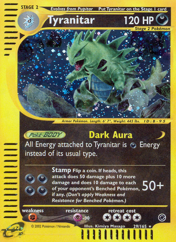 Tyranitar (29/165) [Expedition: Base Set] | Good Games North