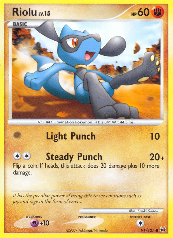 Riolu (91/127) [Platinum: Base Set] | Good Games North