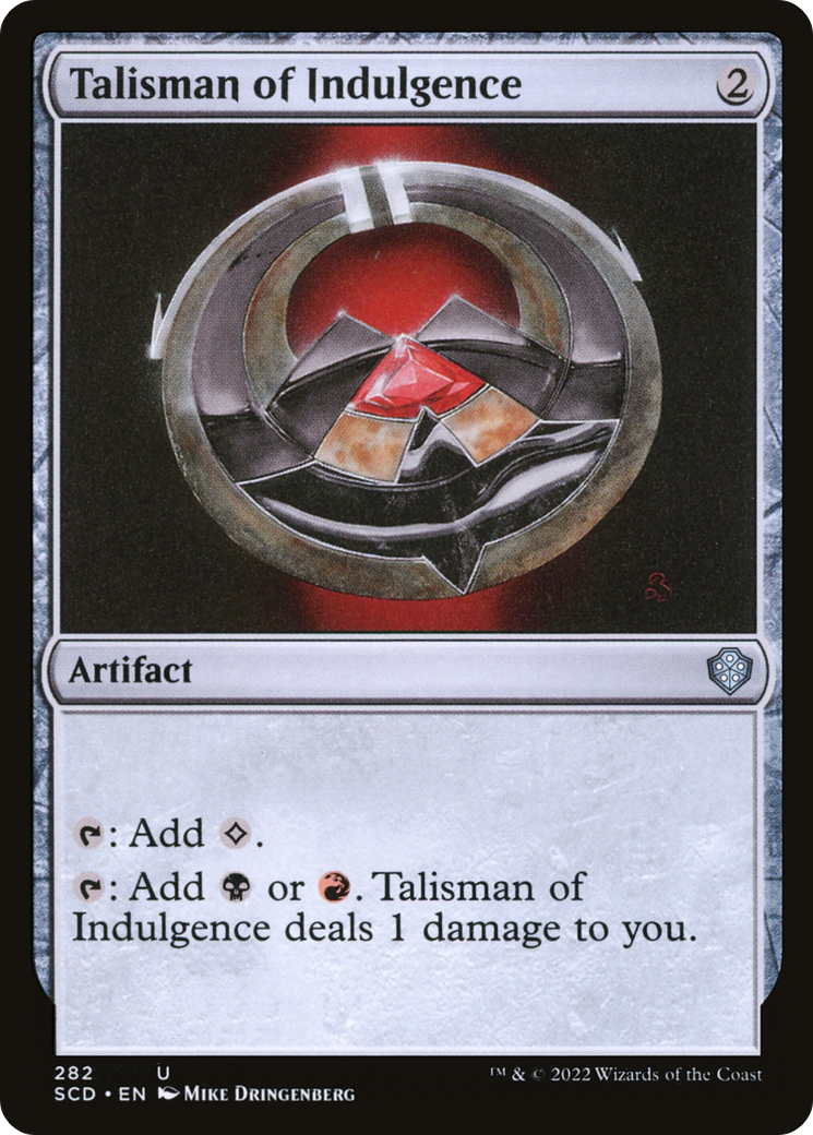 Talisman of Indulgence [Starter Commander Decks] | Good Games North