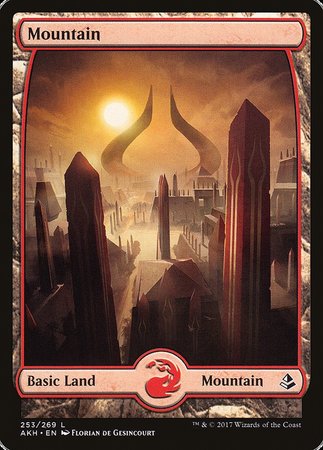 Mountain (253) - Full Art [Amonkhet] | Good Games North