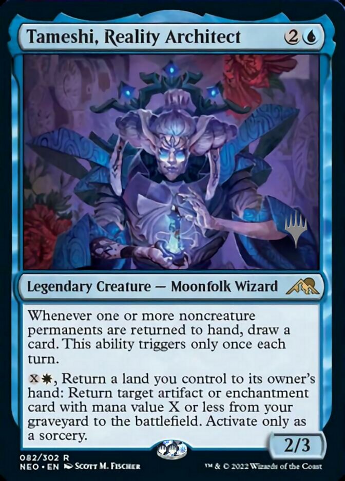 Tameshi, Reality Architect (Promo Pack) [Kamigawa: Neon Dynasty Promos] | Good Games North