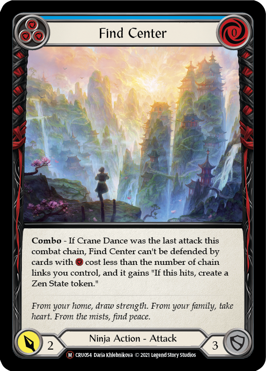 Find Center [U-CRU054-RF] Unlimited Rainbow Foil | Good Games North