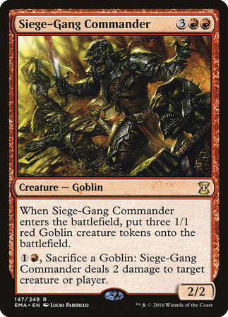 Siege-Gang Commander [Eternal Masters] | Good Games North