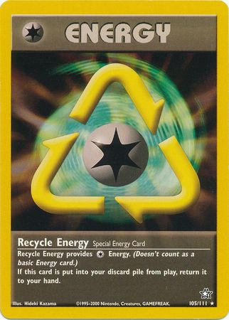 Recycle Energy (105/111) [Neo Genesis Unlimited] | Good Games North