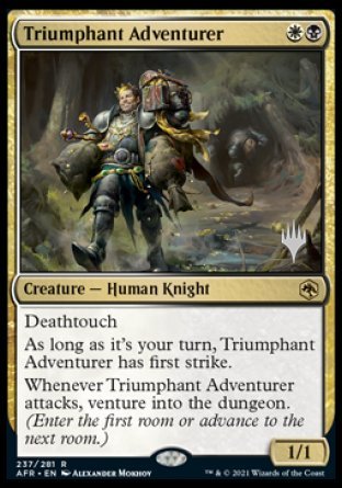 Triumphant Adventurer (Promo Pack) [Dungeons & Dragons: Adventures in the Forgotten Realms Promos] | Good Games North