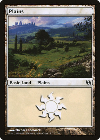 Plains (37) [Duel Decks: Elspeth vs. Tezzeret] | Good Games North