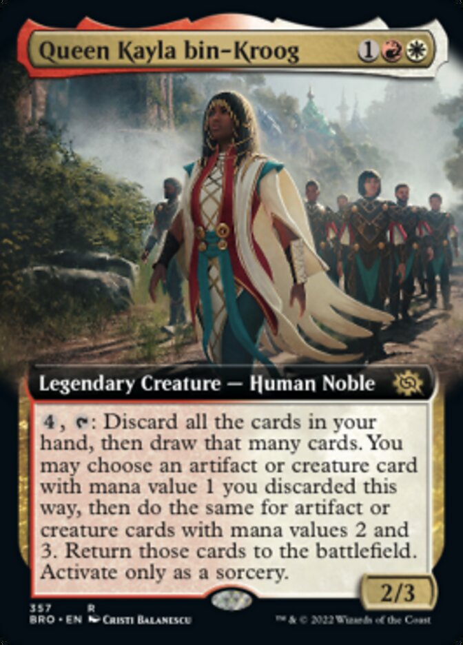 Queen Kayla bin-Kroog (Extended Art) [The Brothers' War] | Good Games North