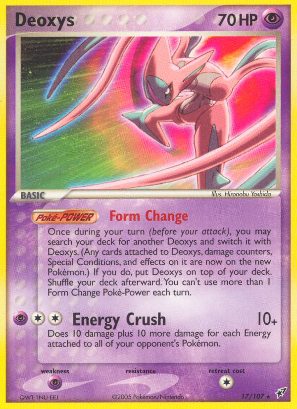 Deoxys (17/107) [EX: Deoxys] | Good Games North