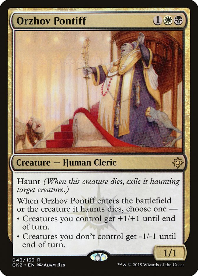 Orzhov Pontiff [Ravnica Allegiance Guild Kit] | Good Games North