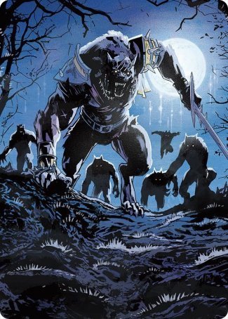 Tovolar, the Midnight Scourge 2 Art Card [Innistrad: Midnight Hunt Art Series] | Good Games North